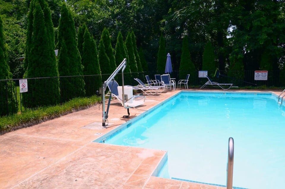 Dive into sunny relaxation with sparkling poolside loungers.