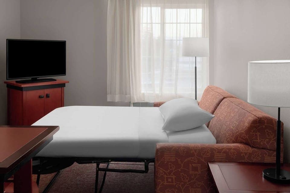 Living room with sleeper sofa