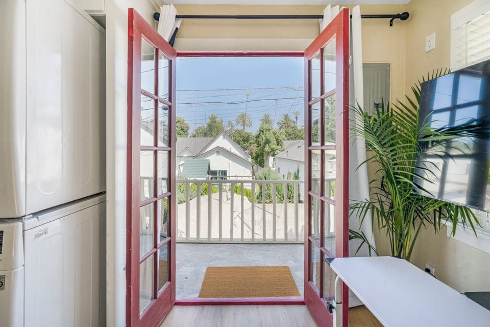 View from living room patio