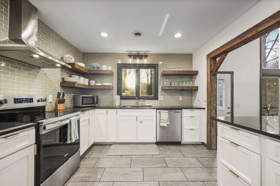 Beyond the basics - fully equipped kitchen designed for guests who love to host