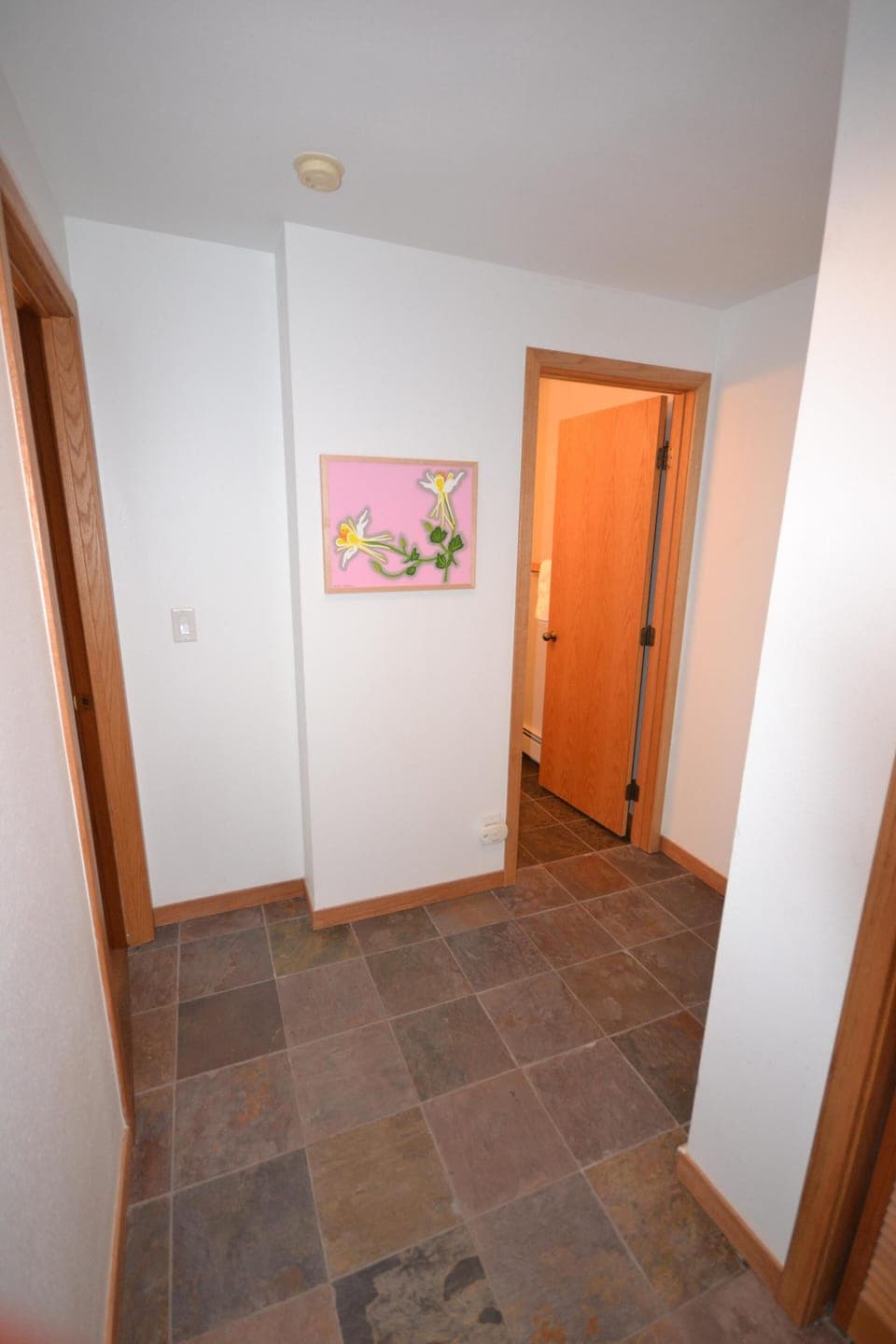 Basement hallway.