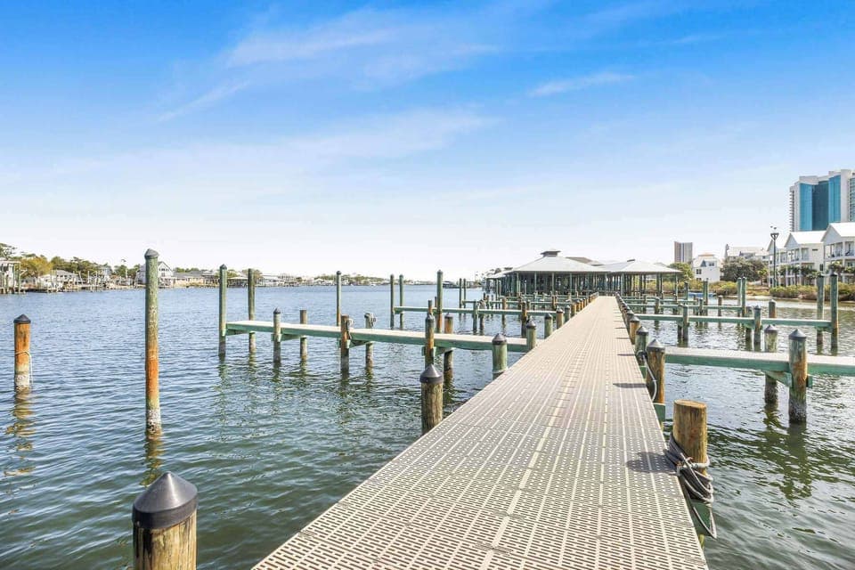 Boat slips/dock access on a first-come, first-served basis.