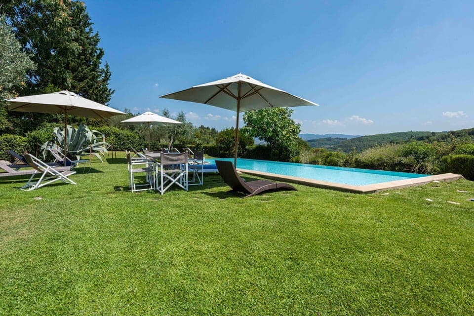 Blue, Hill, Land Lot, Swimming Pool, Garden, Mountain Range, Lawn, Meadow, Landscaping, Outdoor Furniture