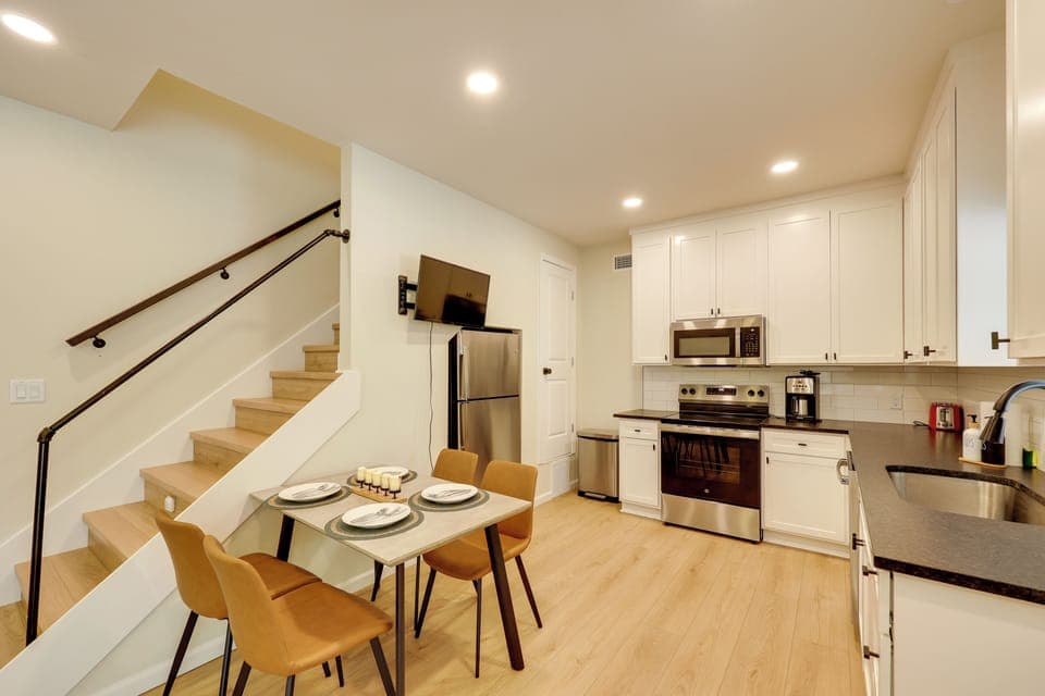 Kitchen | Drip Coffee Maker | Toaster | Dishwasher | 1st Floor