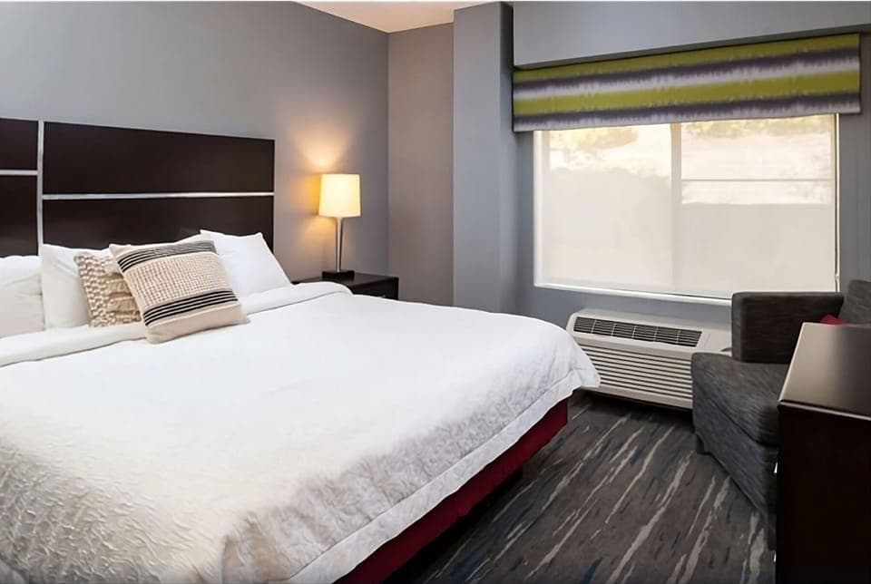 Wake up to soft daylight and smooth, hotel-quality bedding.