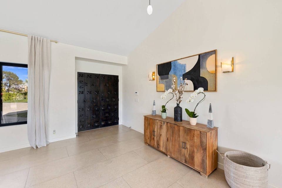 Lobby leading to the comfortable living room