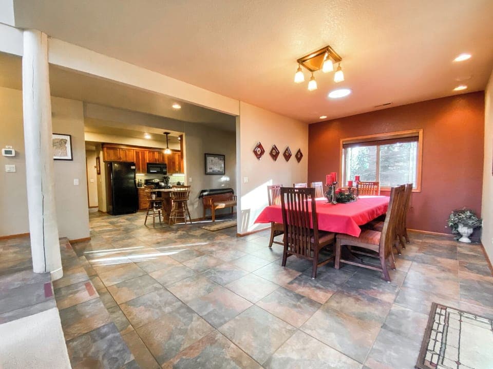 To the right of the entry is the Kitchen