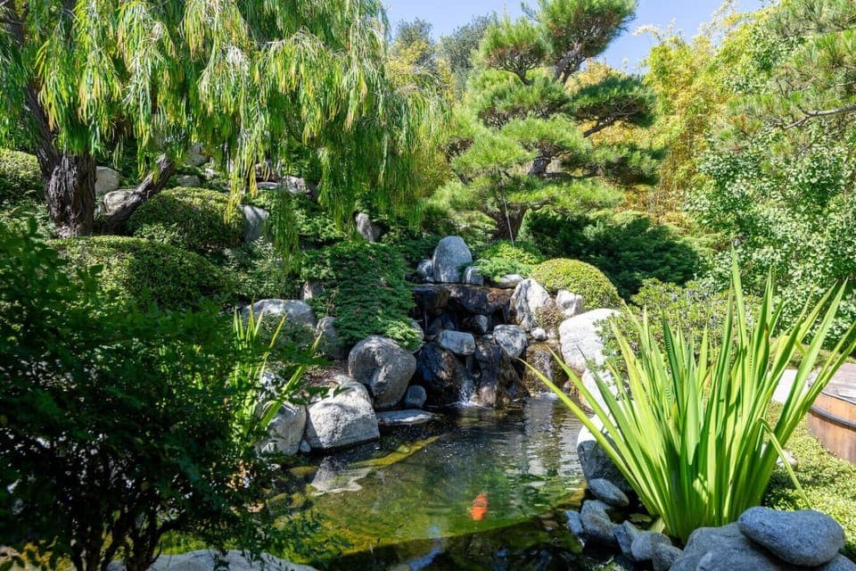 Beautiful and private Japanese garden.