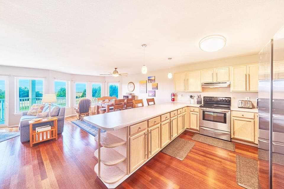 Updated appliances throughout the kitchen makes cooking and cleaning a breeze!