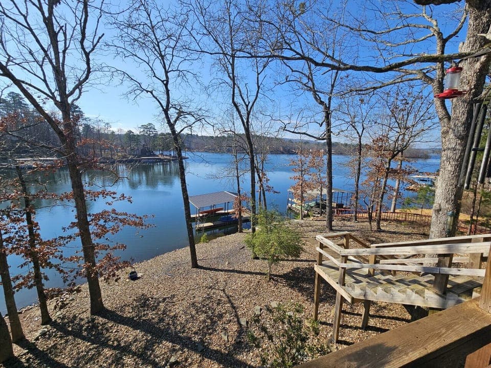 Beautiful views from the back deck