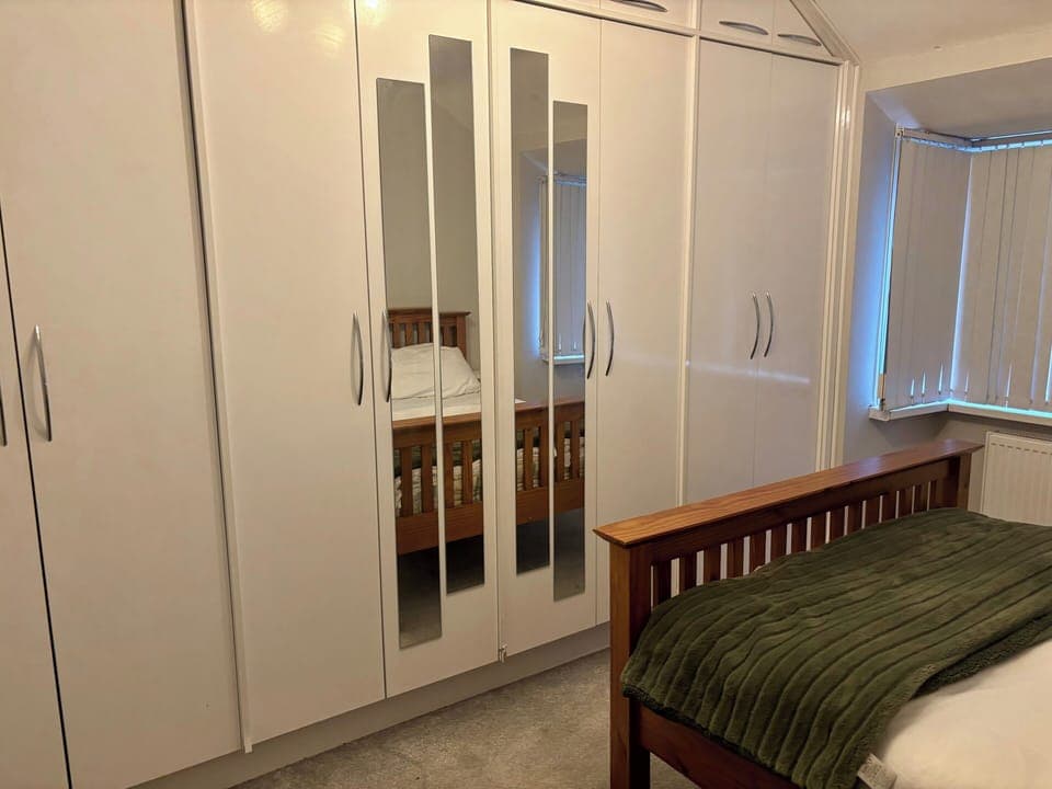 Bedroom 2 mirrored wardrobe