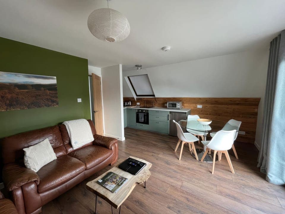 Open plan living space | Glenlude - Kylesku Lodges, Kylesku, near Lairg