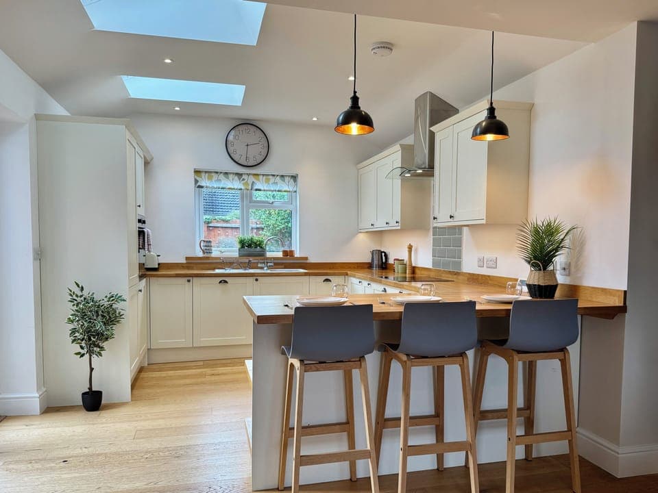 Clean and modern kitchen space