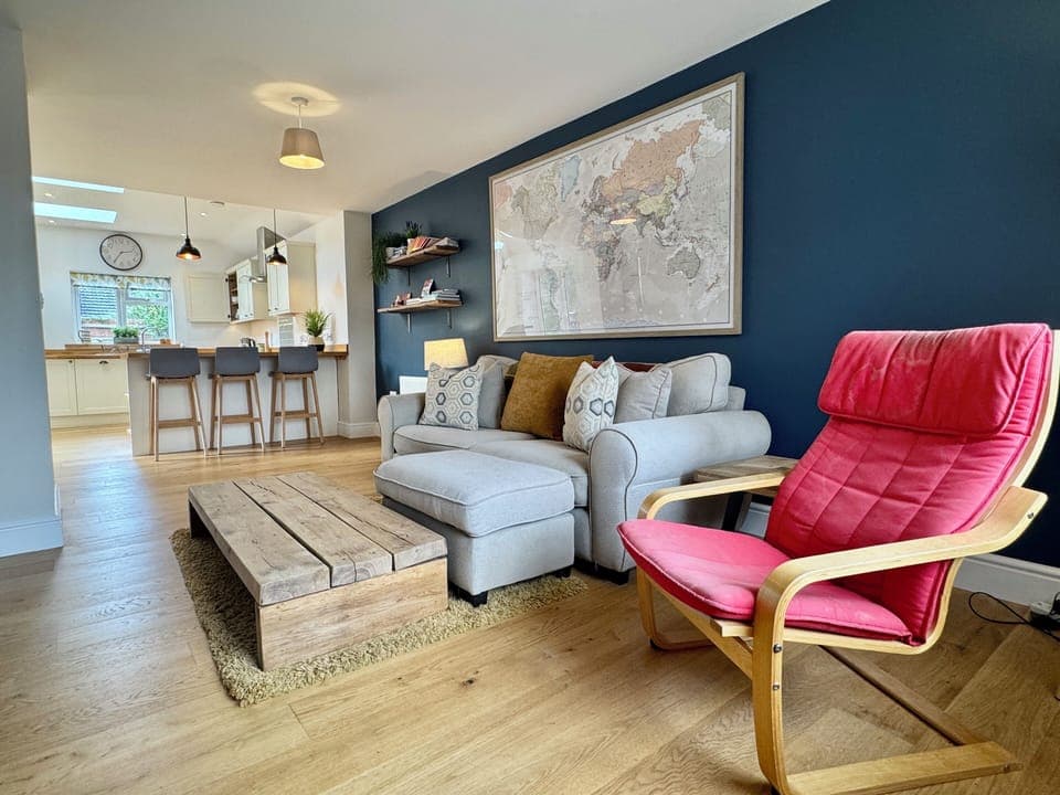 Bright and comfortable living area