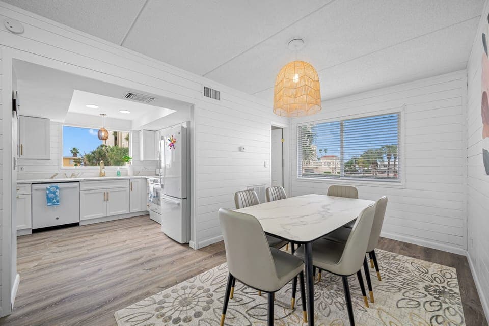 Coastal Dining room off the kitchen
