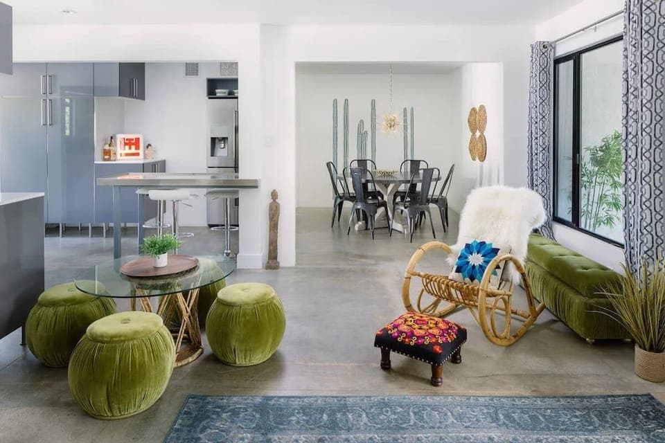 Communal living area.