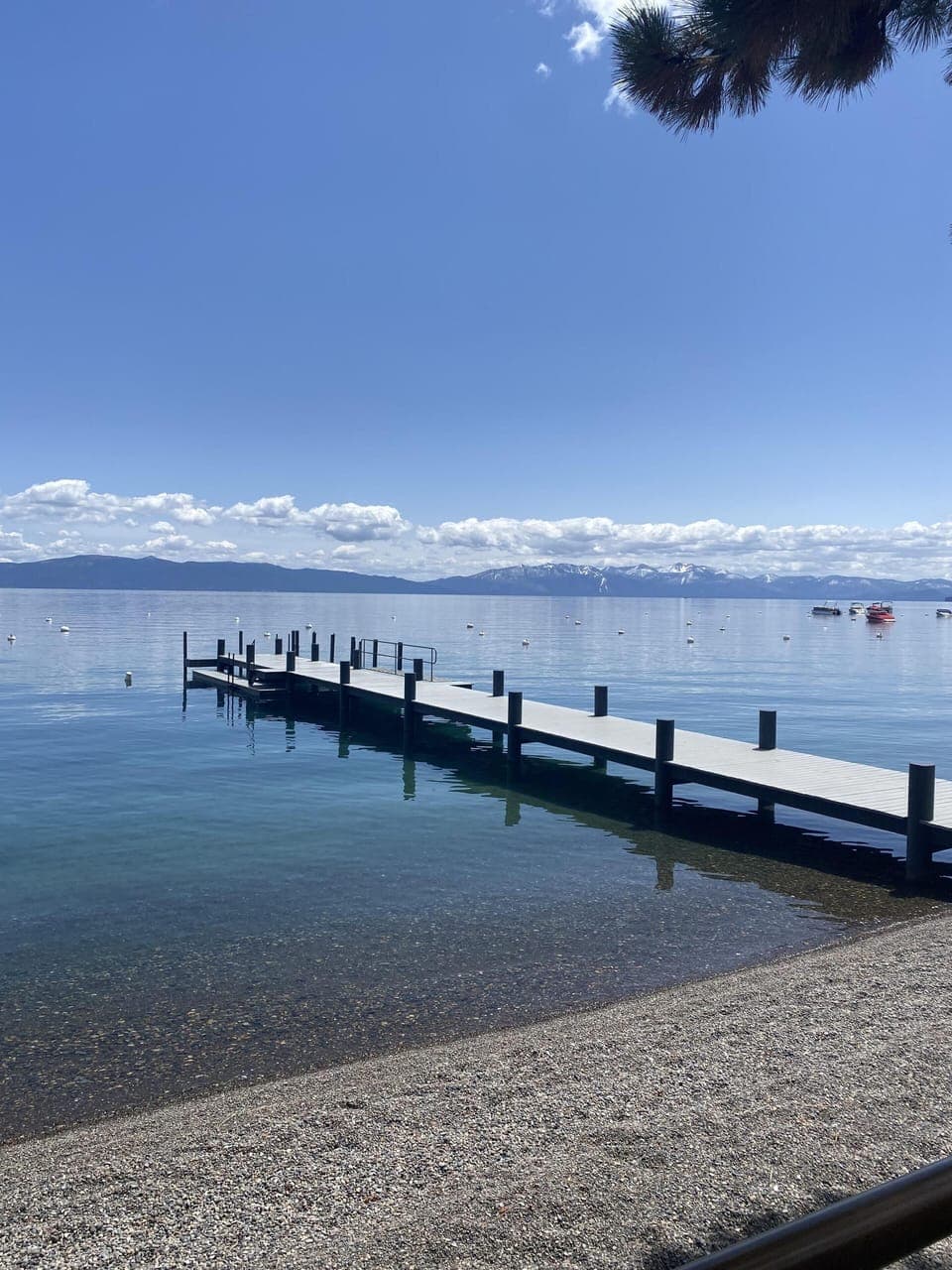 Tahoe Park HOA Beach and Pier next door to the famous Sunnyside restaurant
