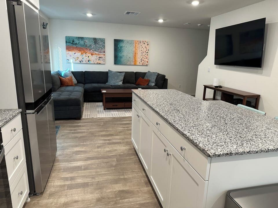 Great Room including Kitchen and Living Room