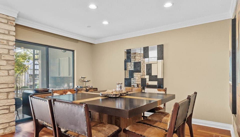 From kitchen to dining, every corner’s designed to feel lived-in and loved.