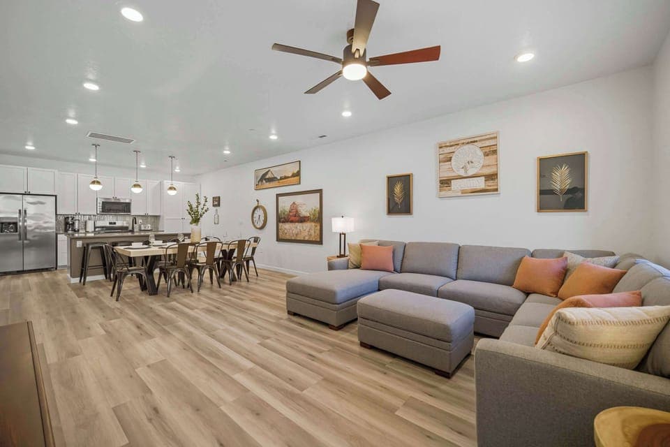 Gather, cook, and relax—all in one open, cozy space!
