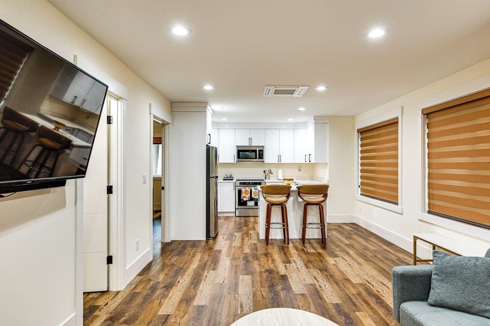 Interior | Open Floor Plan | Free WiFi | Mini-Split Heating & A/C Unit