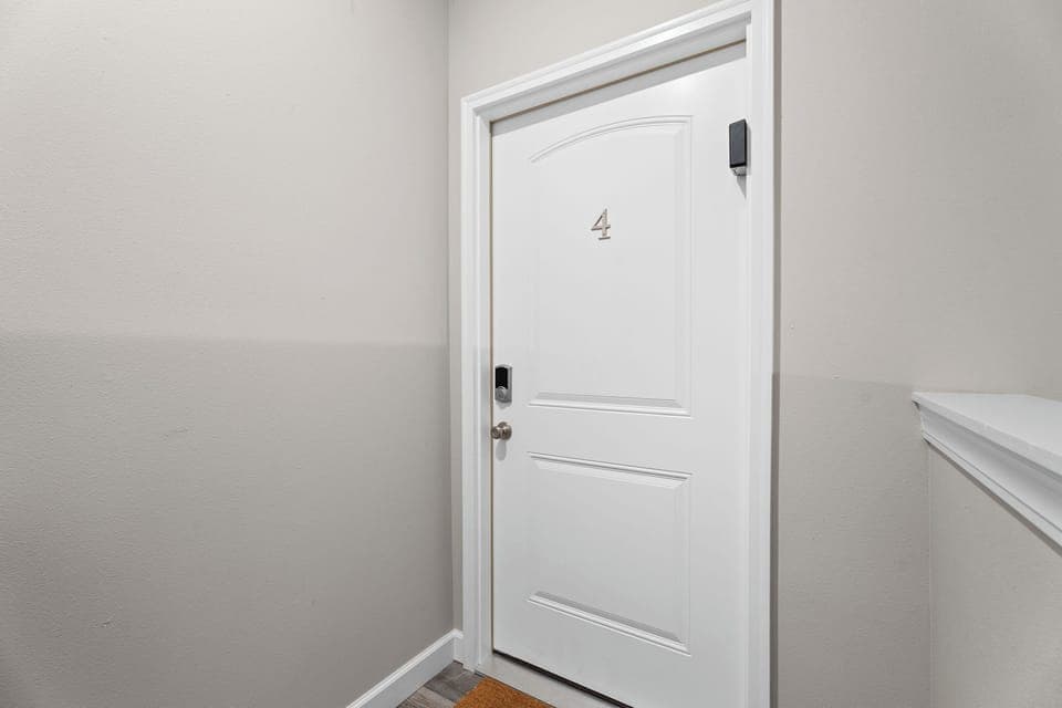 Main entry into our condo, accessed through an interior stair