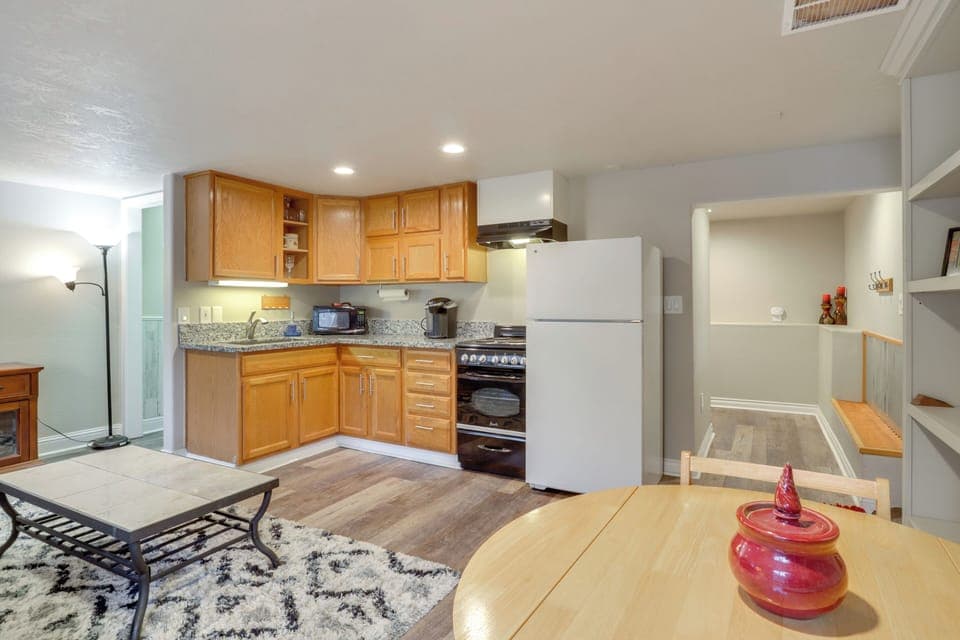 Dining Area & Kitchen | Central A/C & Heat