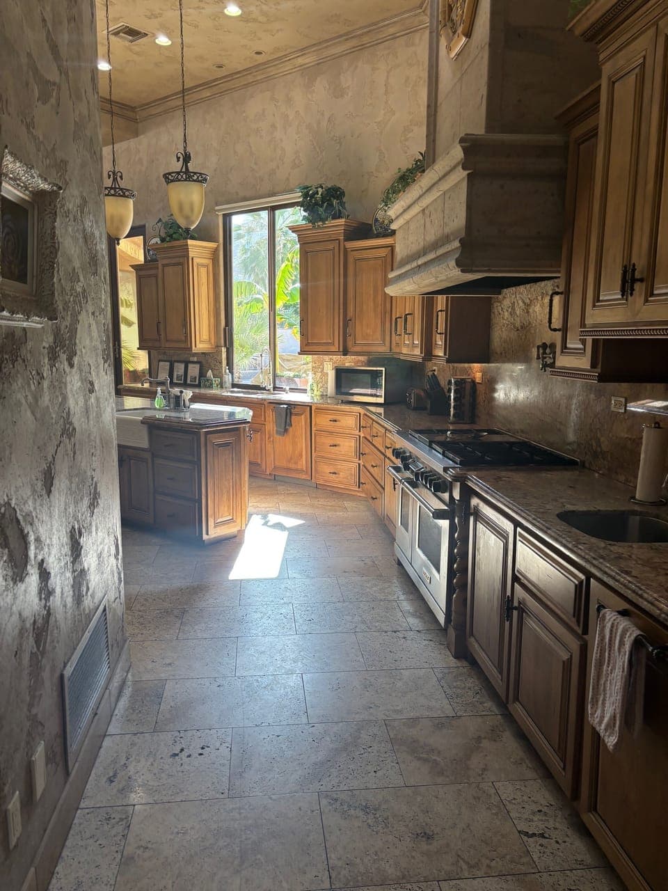 Kitchen w/  Subzero Fridge, Wine Cellar Wolf Stove, 3 dishwashers & 3 microwaves