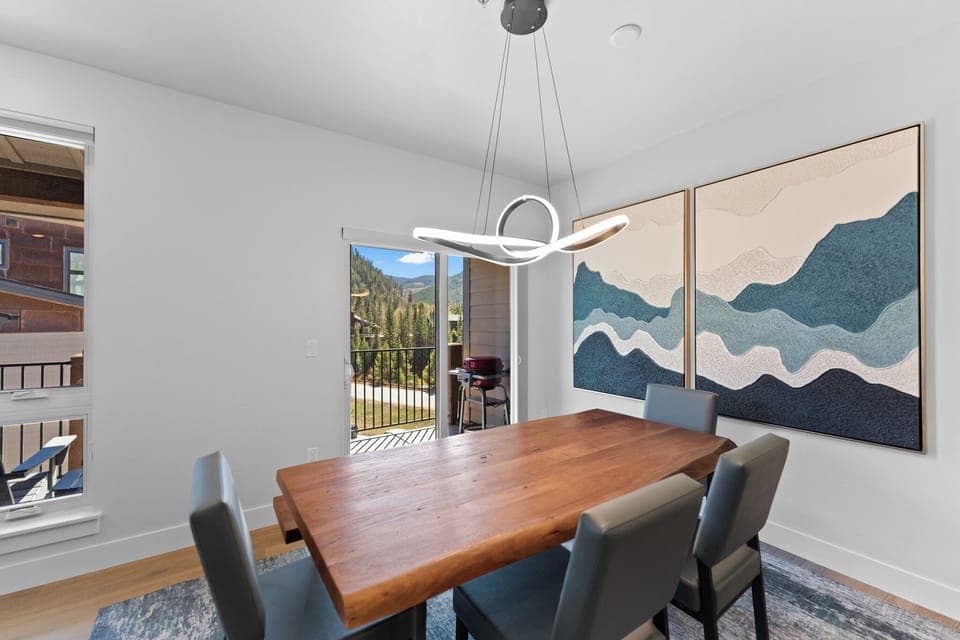 Dining area with seating for 6-8.