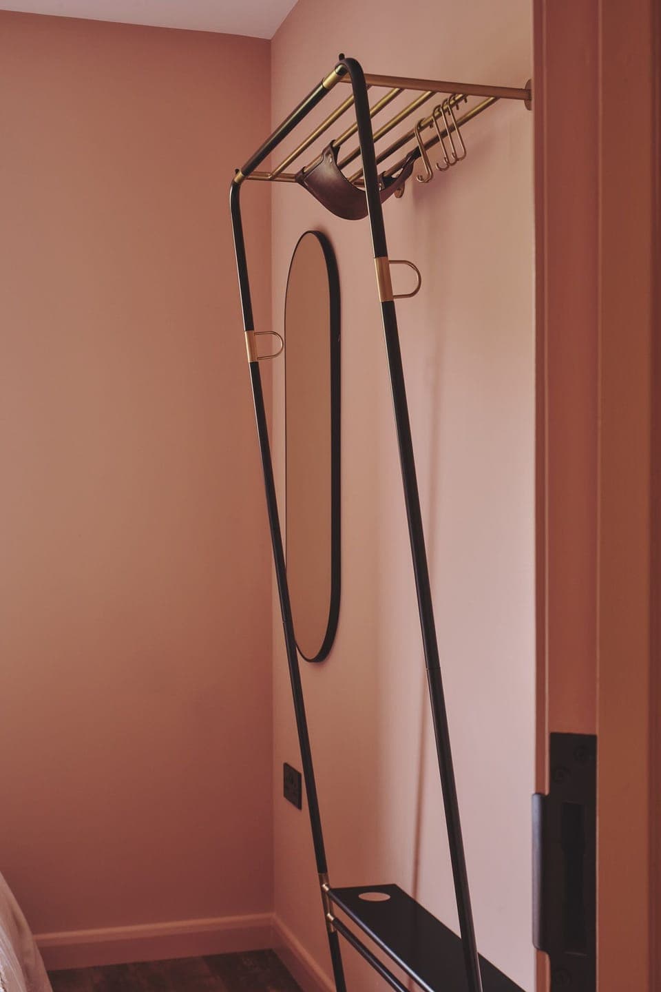 A king size bedroom at Hay Barn, Powys