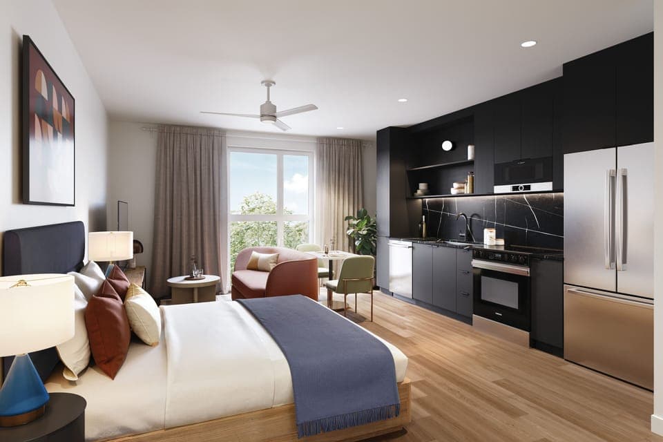 Deluxe king bed studio