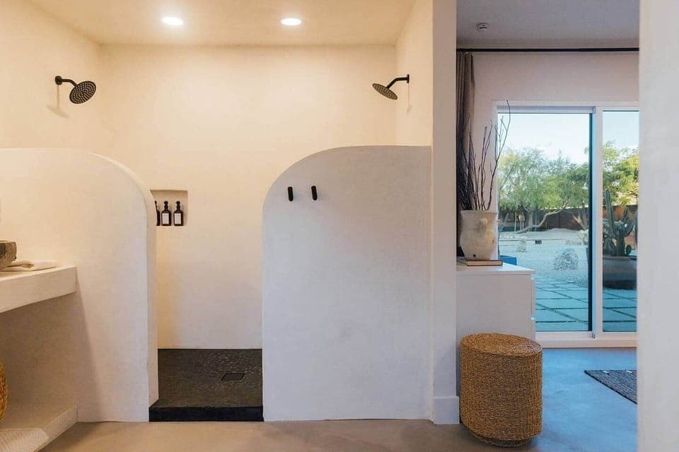 Take advantage of the couples shower.