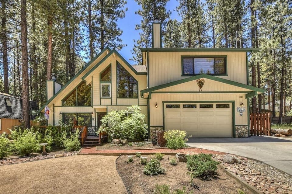Beautiful Cabin Surrounded by Trees