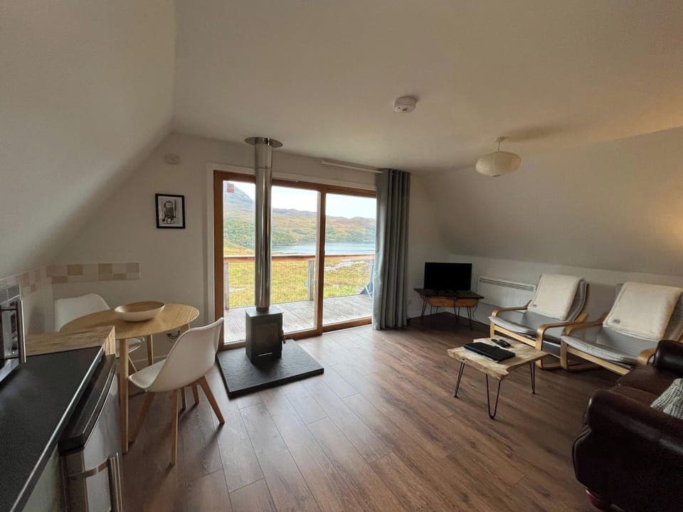 Living area | Sconser - Kylesku Lodges, Kylesku, near Lairg