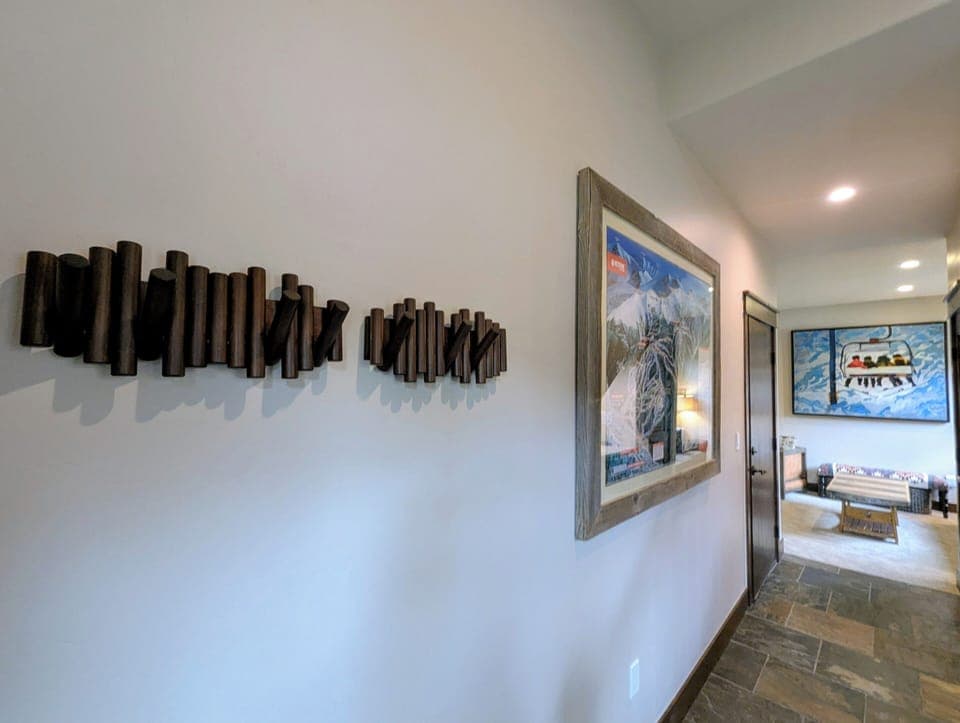 Entryway with Coat Hooks