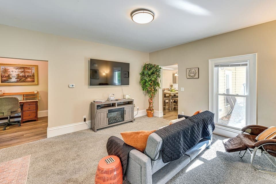 Mishawaka Vacation Rental | 3BR | 2BA | 1,762 Sq Ft | Step-Free Entry