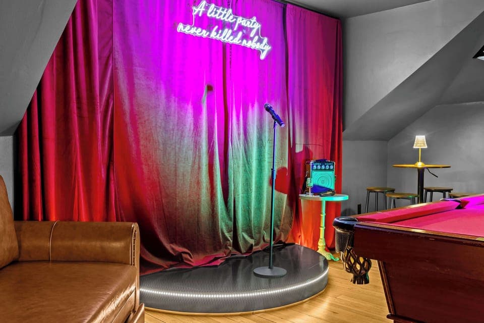 Game Room: Game On! Unwind with Friends in the Ultimate Entertainment Lounge—Fun Starts Here!