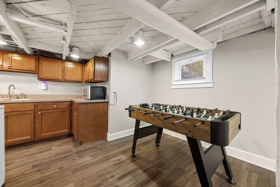 Basement Kitchen: Your Second Kitchen Retreat – A fully equipped lower-level kitchen that brings comfort and convenience right where you need it most.