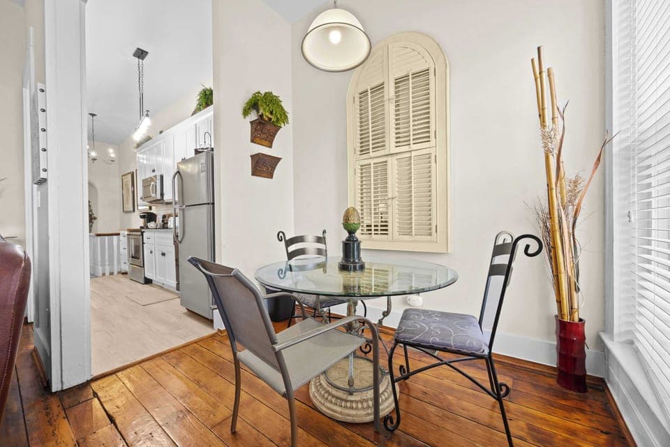 Unit 3 - Dining Area: Perfect for morning coffee or intimate meals.