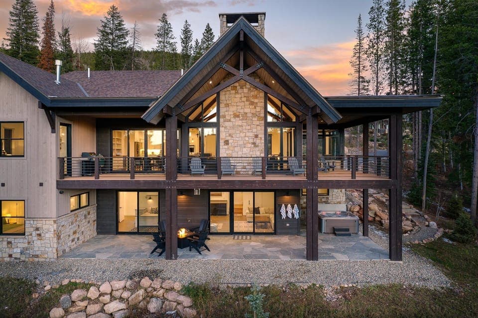 Rear Exterior with 2 Private Decks