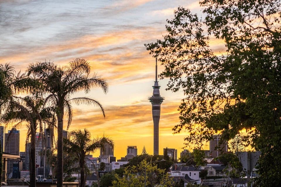 Excellent views of the Sky Tower and city sky line from the property
