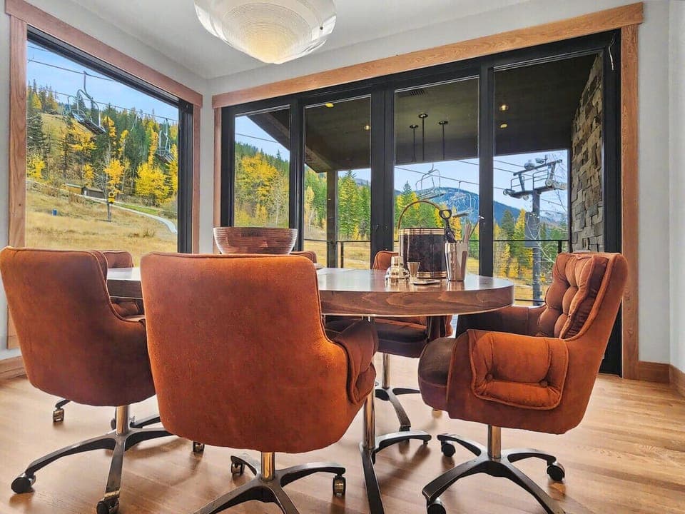 Amazing Living and Dinning Room Views of Chair 6 & Alpine Slide