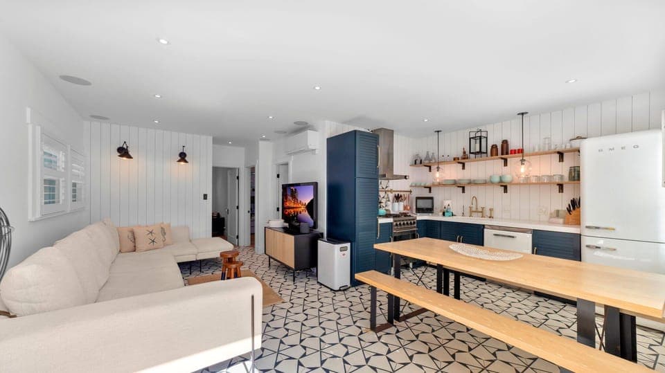 Enjoy this large living room, open floor concept, living area.