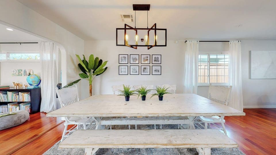 Beautifully designed dining area for elegant meals.