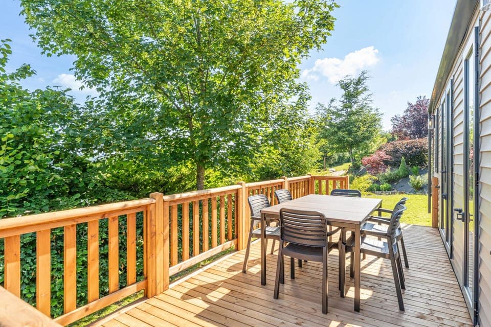 Camping Papillon Bouillon - Buena Vista - terrace