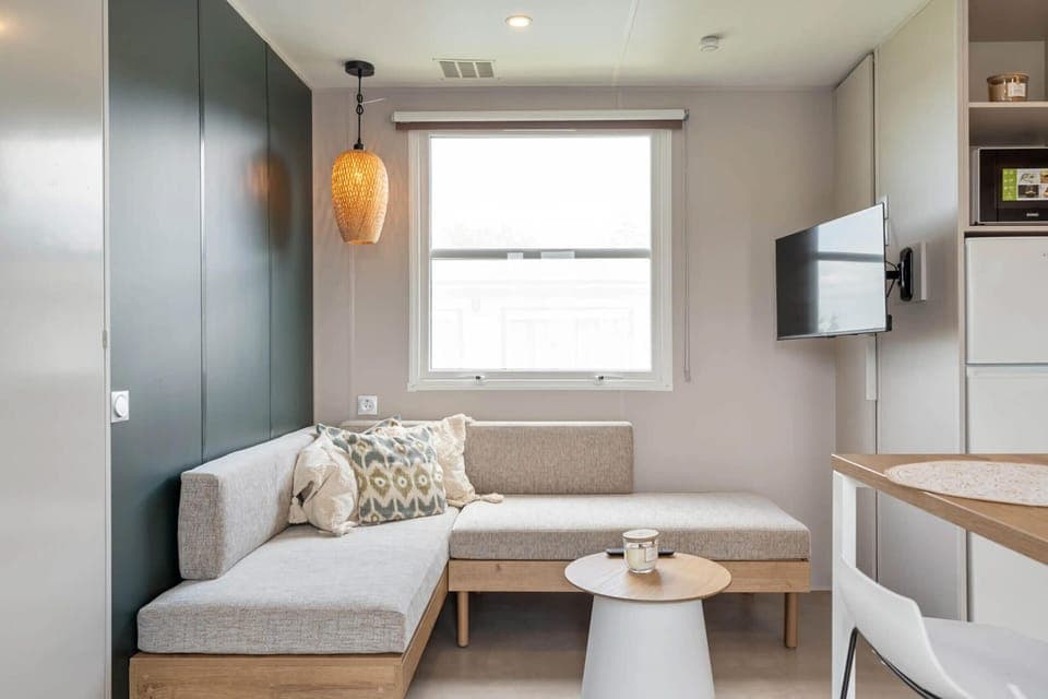 Camping Papillon Bouillon - Vakantiehuis Familie 134 - living room