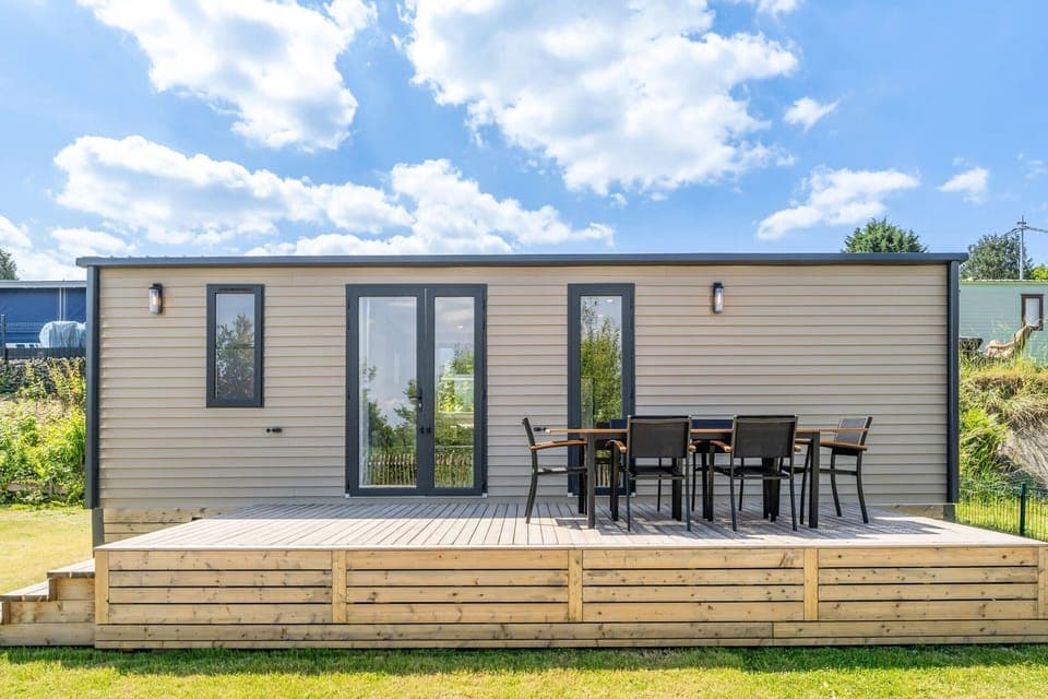 Camping Papillon Bouillon - Vakantiehuis Familie 15 - Front