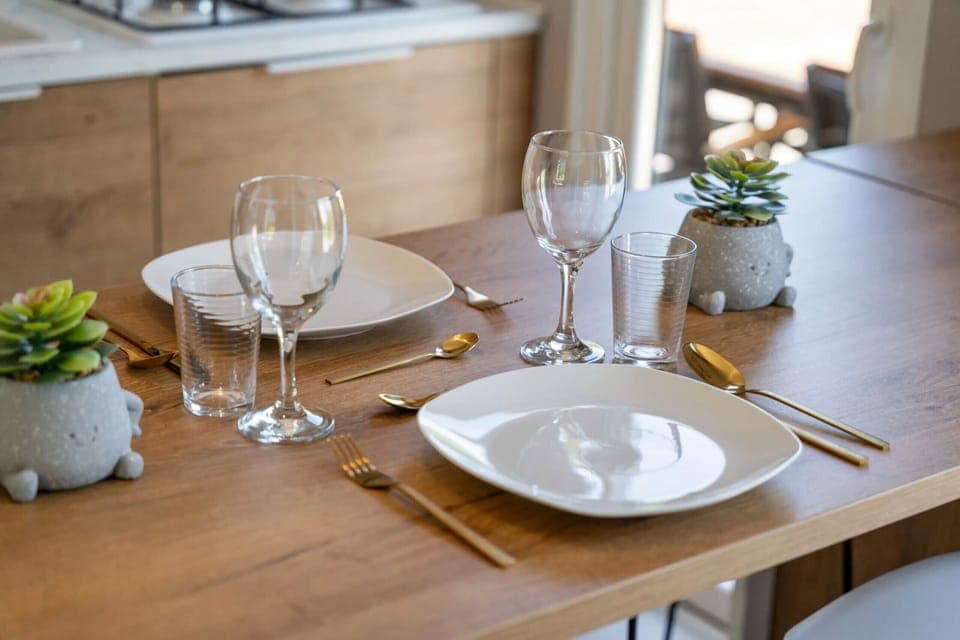 Camping Papillon Bouillon - Vakantiehuis Familie 15 - Dining room