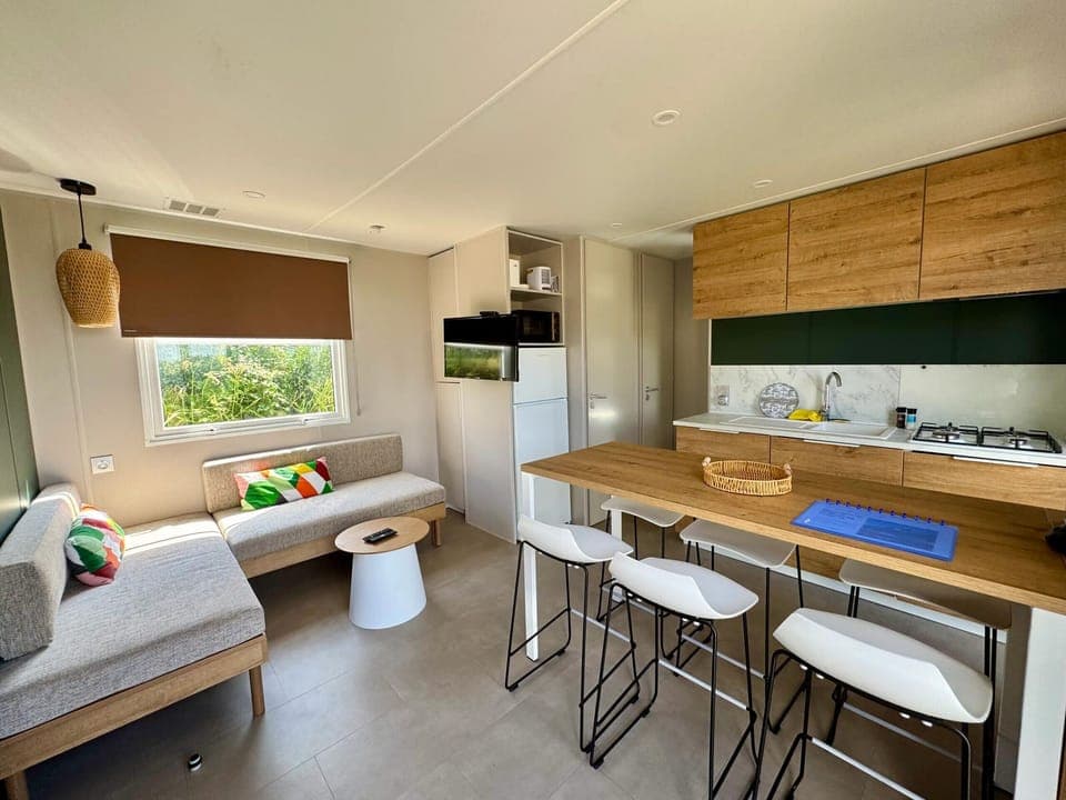 Camping Papillon Bouillon - Vakantiehuis Familie 14 - kitchen