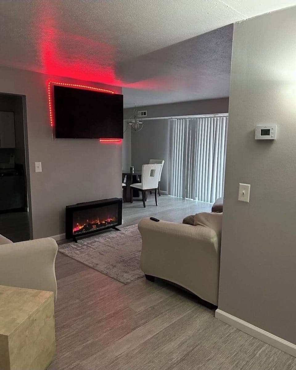 Entry into living room 